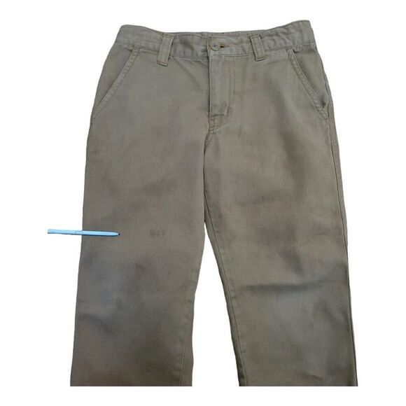 Tea collection beige khaki pant Boys size 7 Adjustable Waistline - Picture 5 of 6